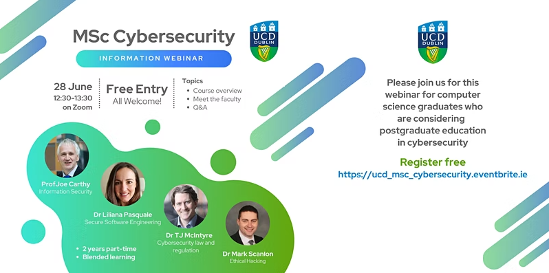 UCD MSc Cybersecurity