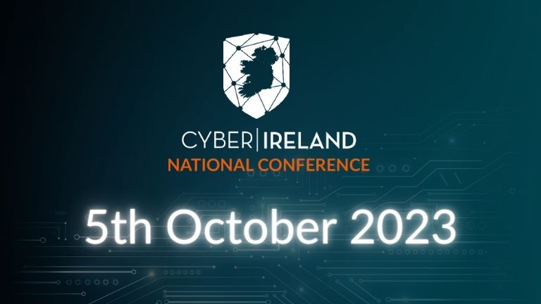 Image showing the date for the Cyber Ireland National Conference 2023.